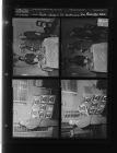 Ruth White and Dr. Southwind; Fire prevention week (4 Negatives)October 6, 1958 [Sleeve 8, Folder b, Box 16]